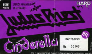 Judas Priest @ Le Zénith - Paris, France [16/05/1988]