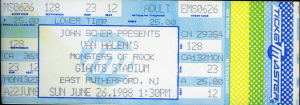 Van Halen @ Giants Stadium - East Rutherford, New Jersey, Etats-Unis [26/06/1988]