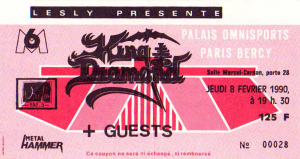 King Diamond @ Salle Marcel Cerdan - Paris, France [08/02/1990]