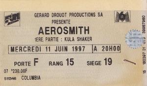 Aerosmith @ Accor Arena (ex-AccorHotels Arena, ex-Palais Omnisports Paris Bercy) - Paris, France [11/06/1997]