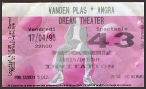 Dream Theater @ Le Palais d'Auron - Bourges, France [17/04/1998]