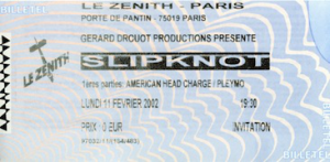 Slipknot @ Le Zénith - Paris, France [11/02/2002]