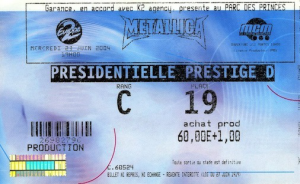 Metallica @ Parc des Princes - Paris, France [23/06/2004]