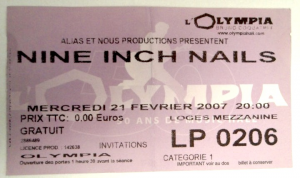 Nine Inch Nails @ L'Olympia - Paris, France [21/02/2007]
