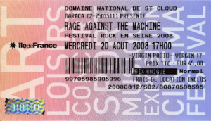 Rage Against The Machine @ Festival Rock en Seine - Paris, France [20/08/2008]