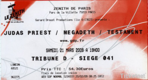 Judas Priest @ Le Zénith - Paris, France [21/03/2009]