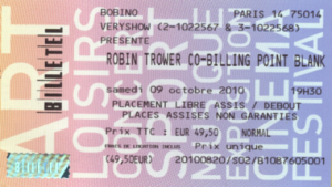 Robin Trower @ Bobino - Paris, France [09/10/2010]