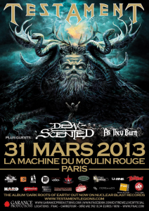 Testament @ La Machine du Moulin-Rouge - Paris, France [31/03/2013]