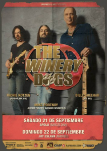 The Winery Dogs @ Sala Apolo - Barcelone, Espagne [21/09/2013]