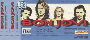 Bon Jovi @ Don Valley Stadium - Sheffield, South Yorkshire, Angleterre [28/06/1995]