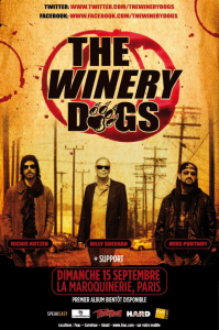 The Winery Dogs @ La Maroquinerie - Paris, France [15/09/2013]