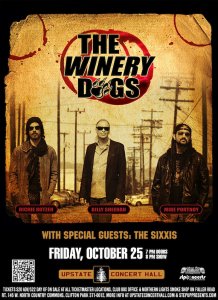 The Winery Dogs @ Upstate Concert Hall - Clifton Park, New York, Etats-Unis [25/10/2013]