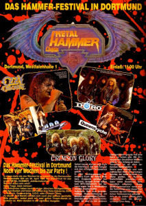Metal Hammer Festival @ Westfalenhalle 1 - Dortmund, Allemagne [30/04/1989]