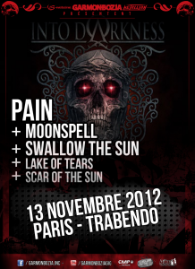 Pain @ Le Trabendo - Paris, France [13/11/2012]