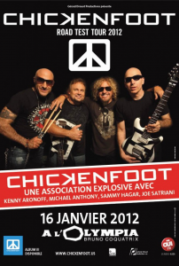 Chickenfoot @ L'Olympia - Paris, France [16/01/2012]