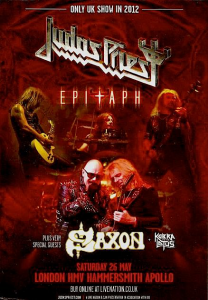 Judas Priest @ Hammersmith Apollo - Londres, Angleterre [26/05/2012]