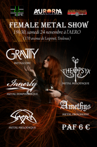 Female Metal Show @ L'Aéro - Toulouse, France [24/11/2012]