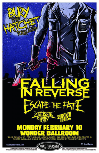 Falling In Reverse @ Wonder Ballroom - Portland, Oregon, Etats-Unis [10/02/2014]