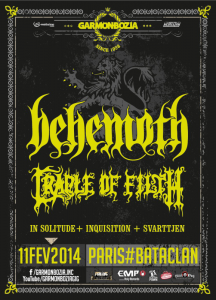 Behemoth @ Le Bataclan - Paris, France [11/02/2014]