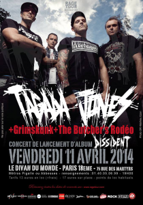 Tagada Jones  @ Le Divan du Monde - Paris, France [11/04/2014]