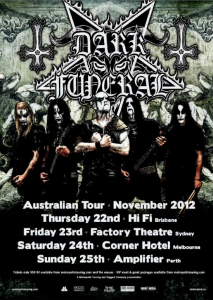 Dark Funeral @ The Corner Hotel - Melbourne, Victoria, Australie [24/11/2012]
