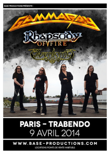 Gamma Ray @ Le Trabendo - Paris, France [09/04/2014]