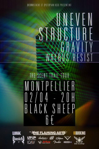 Uneven Structure @ The Black Sheep - Montpellier, France [02/04/2014]