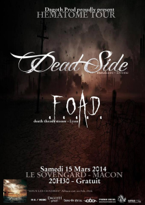 Dead Side @ Le Sovengard - Mâcon, France [15/03/2014]