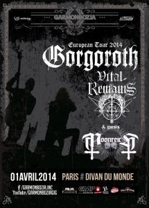 Gorgoroth @ Le Divan du Monde - Paris, France [01/04/2014]