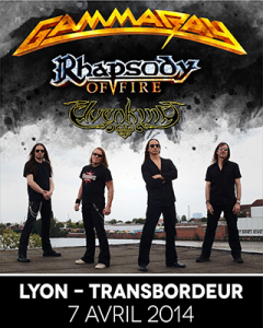 Gamma Ray @ Le Transbordeur - Villeurbanne, France [07/04/2014]