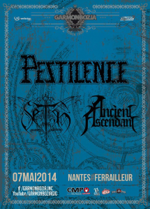 Pestilence @ Le Ferrailleur - Nantes, France [07/05/2014]