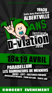 Festival D-Viation @ Salle de la Pierre du Roy  - Albertville, France [18/04/2014]