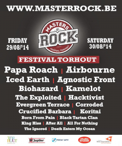 Masters @ Rock Festival @ Torhout, Belgique [30/08/2014]
