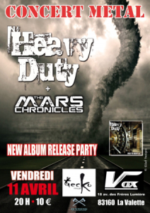 Heavy Duty @ Le Vox - La Valette du Var, France [11/04/2014]