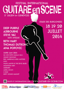 Festival Guitare en Scène @ Stade des Burgondes - Saint-Julien-en-Genevois, France [19/07/2014]