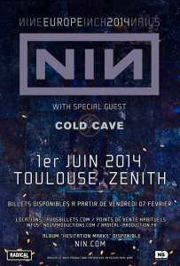 Nine Inch Nails @ Le Zénith - Toulouse, France [01/06/2014]
