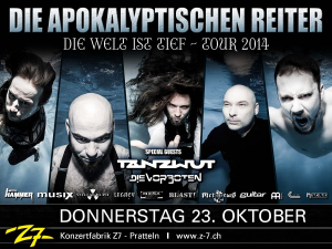 Die Apokalyptischen Reiter @ Z7 Konzertfabrik - Pratteln, Suisse [23/10/2014]