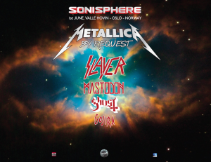 Sonisphere @ Valle Hovin - Oslo, Norvège [01/06/2014]