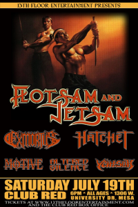 Flotsam And Jetsam @ Club Red - Mesa, Arizona, Etats-Unis [19/07/2014]