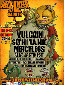 Hell'Oween Festival V @ Théâtre Geoffroy Martel - Saintes, France [01/11/2014]