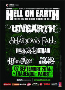 Hell On Earth @ Le Trabendo - Paris, France [07/09/2014]