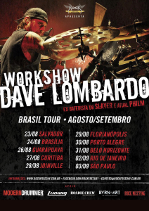 Dave Lombardo Workshow @ Rio de Janeiro, Brésil [02/09/2014]
