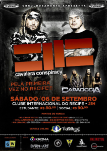 Cavalera Conspiracy @ Clube Internacional do Recife - Recife, Brésil [06/09/2014]
