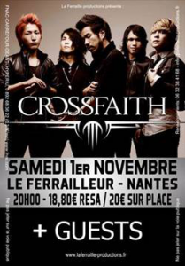 Crossfaith @ Le Ferrailleur - Nantes, France [01/11/2014]
