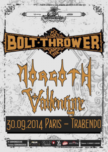 Bolt Thrower @ Le Trabendo - Paris, France [30/09/2014]