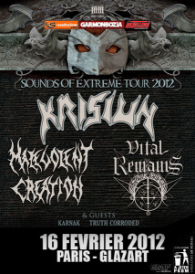 Krisiun @ Le Glazart - Paris, France [16/02/2012]