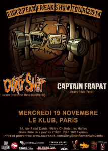 Dirty Shirt @ Le Klub - Paris, France [19/11/2014]