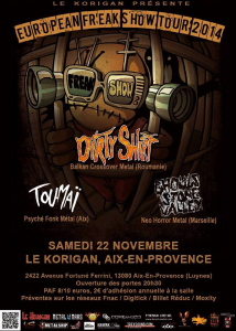 Dirty Shirt @ Le Korigan - Luynes, France [22/11/2014]