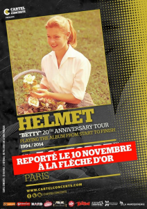 Helmet @ La Flèche d'Or - Paris, France [10/11/2014]