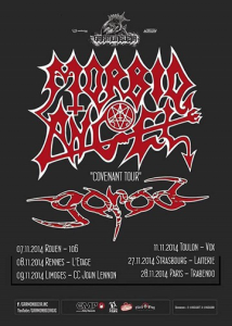 Morbid Angel @ Le 106 - Rouen, France [07/11/2014]